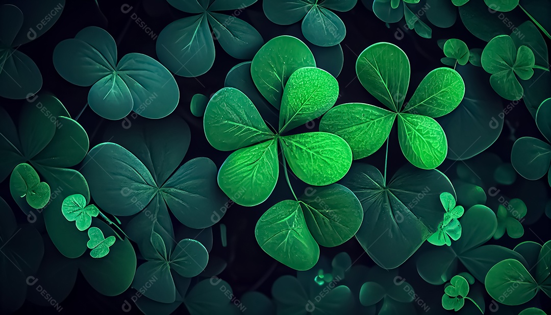 Os trevos antecedem o dia de São Patrício, um dia de orgulho para a Irlanda