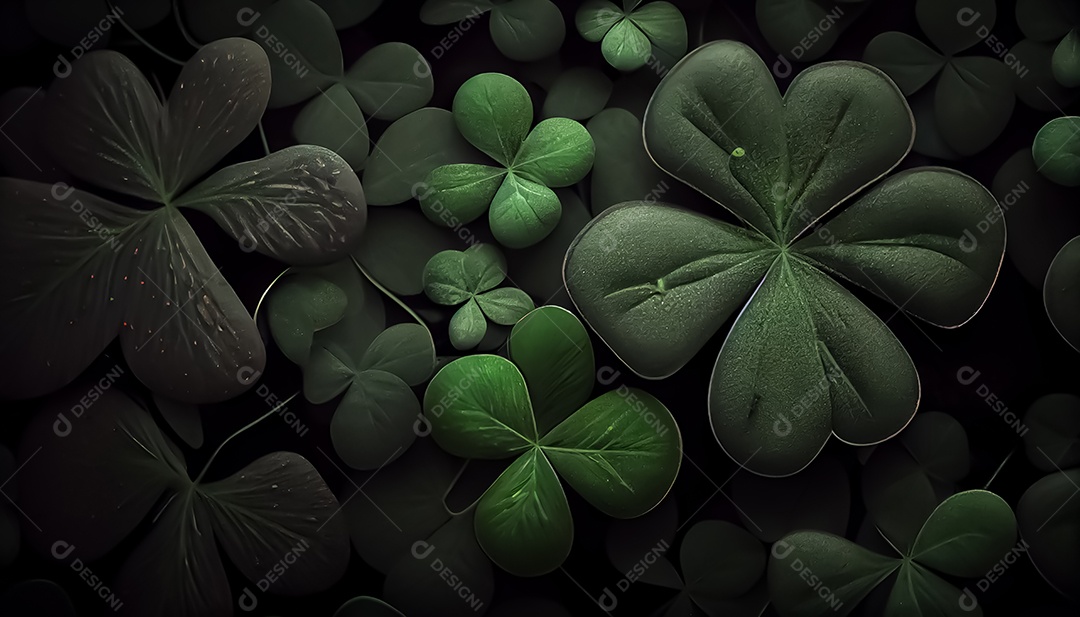 Os trevos antecedem o dia de São Patrício, um dia de orgulho para a Irlanda