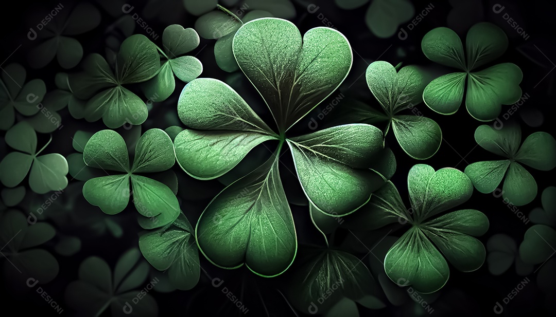 Os trevos antecedem o dia de São Patrício, um dia de orgulho para a Irlanda