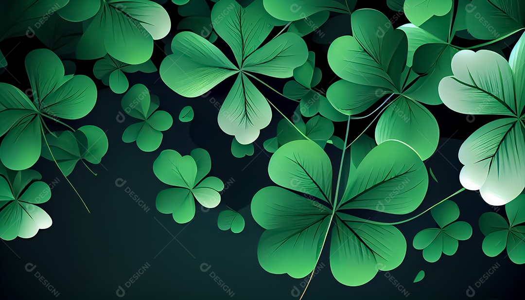 Os trevos antecedem o dia de São Patrício, um dia de orgulho para a Irlanda