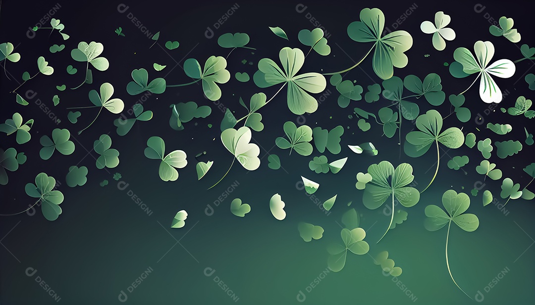 Os trevos antecedem o dia de São Patrício, um dia de orgulho para a Irlanda