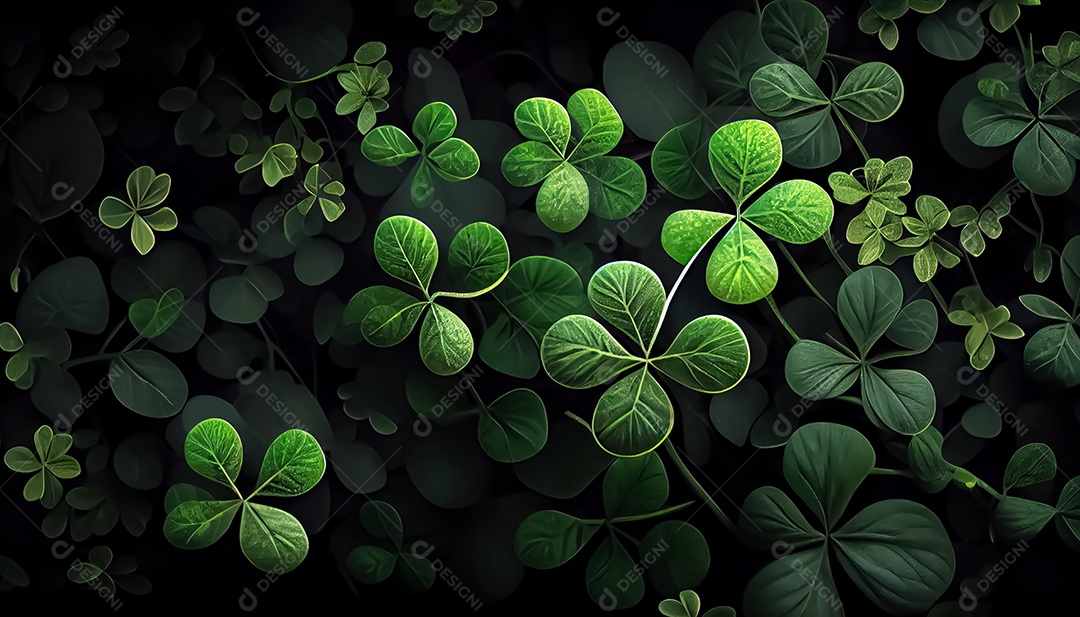 Os trevos antecedem o dia de São Patrício, um dia de orgulho para a Irlanda