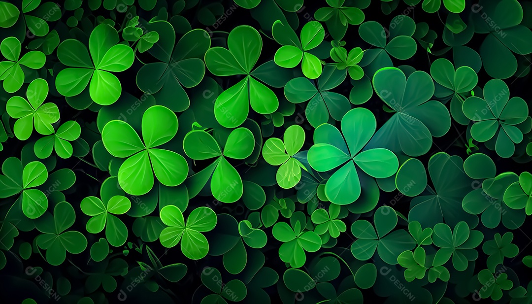 Os trevos antecedem o dia de São Patrício, um dia de orgulho para a Irlanda