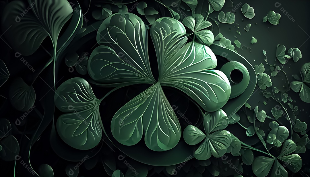 Os trevos antecedem o dia de São Patrício, um dia de orgulho para a Irlanda