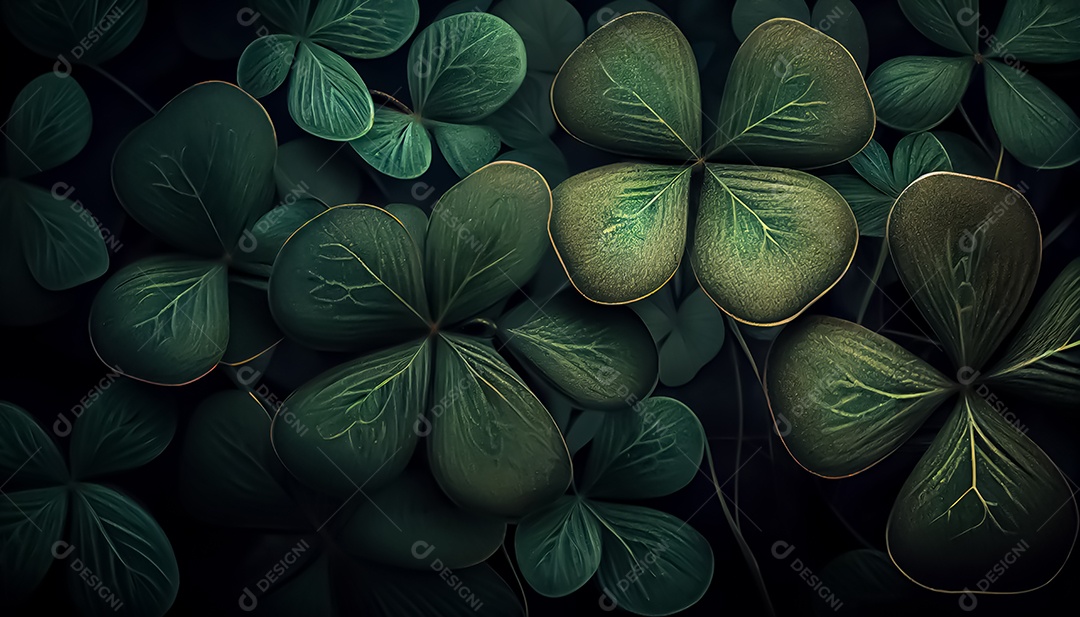 Os trevos antecedem o dia de São Patrício, um dia de orgulho para a Irlanda