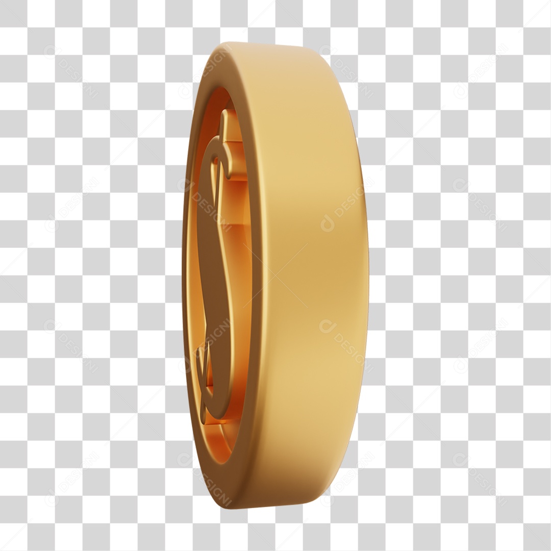 Moeda de Ouro Coin Dinheiro PNG Transparente