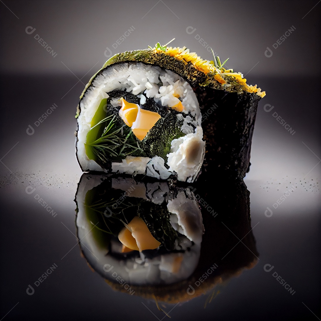 Pedaço de sushi