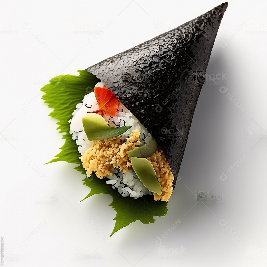 Ilustração culinária japonesa