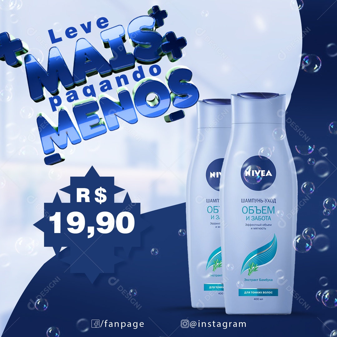 Leve Mais Pagando Pagando Menos Social Media Supermercado PSD