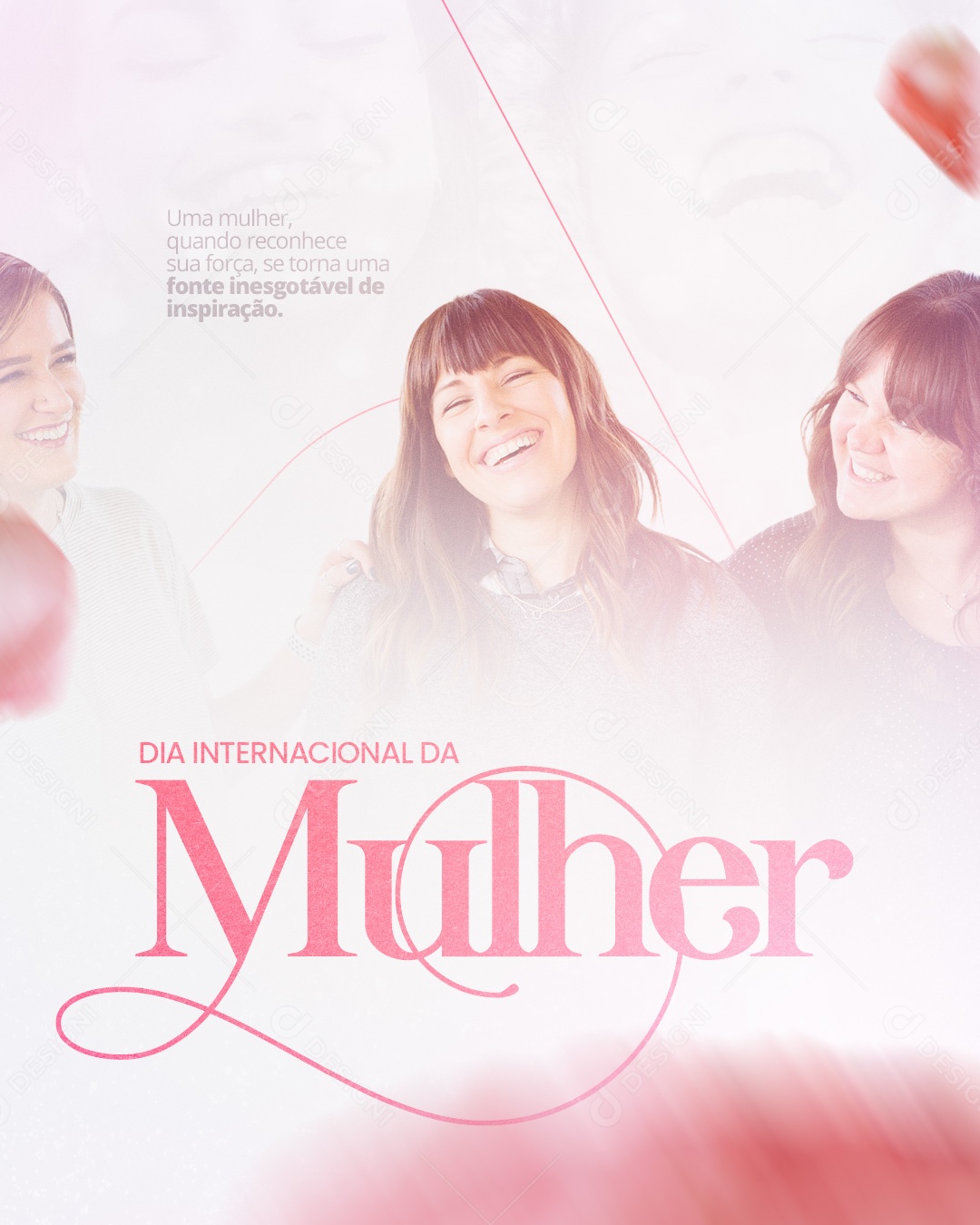 Social Media Dia Internacional da Mulher 8 De Março PSD Editável