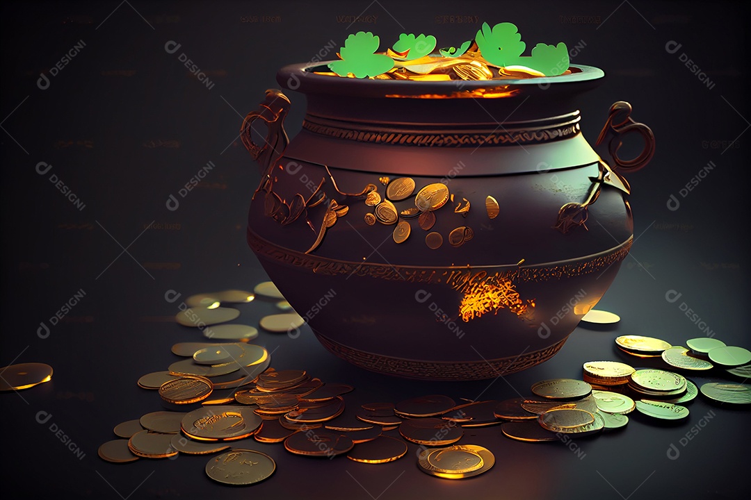 Ilustração feriado de São Patrício