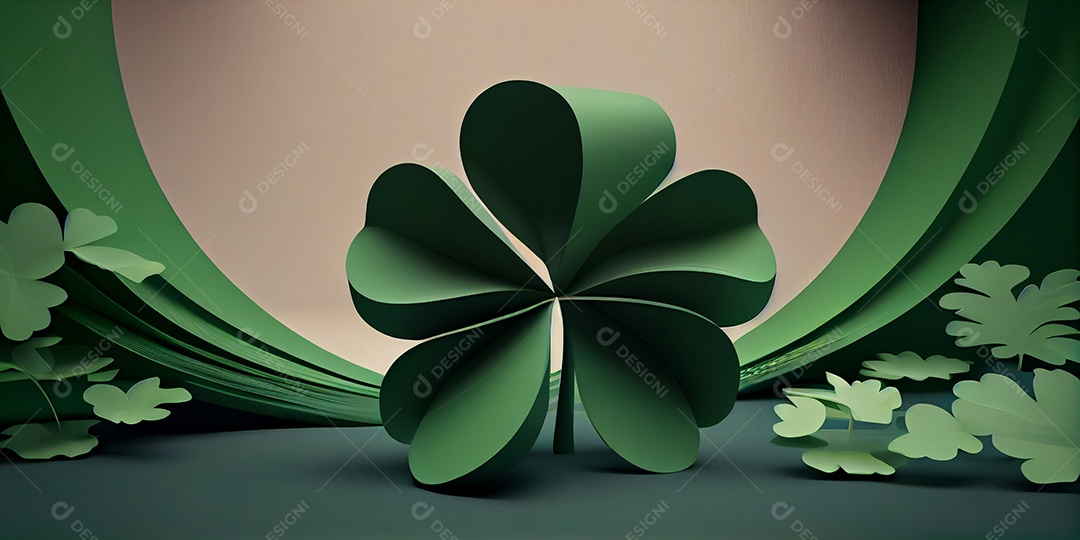 Ilustração do feriado Dia de São Patrício