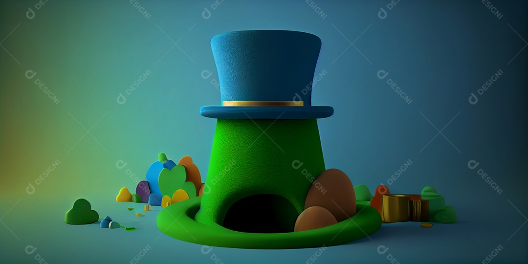 Ilustração do feriado Dia de São Patrício