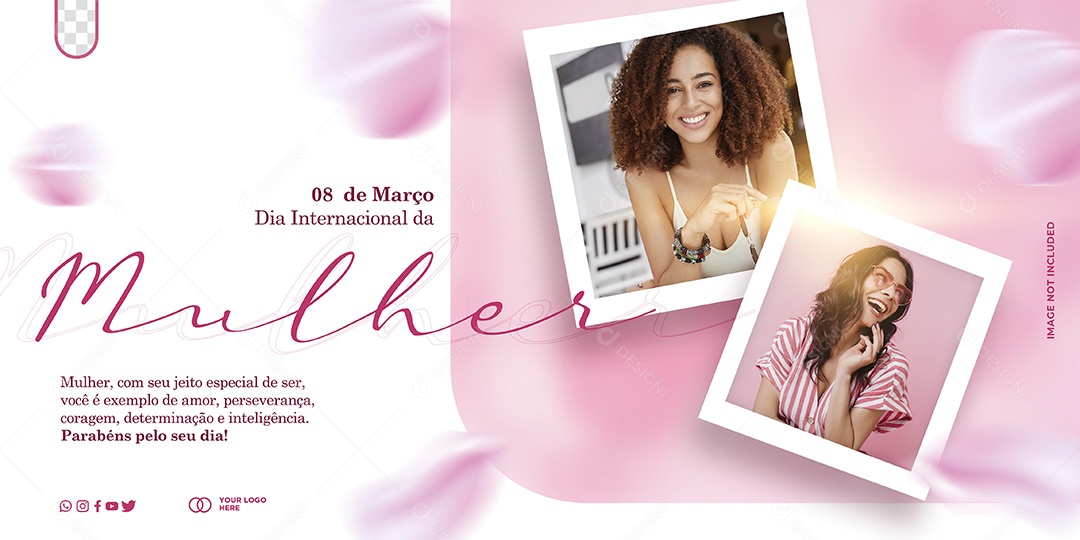 Social Media Banner March 8th International Women's Day PSD