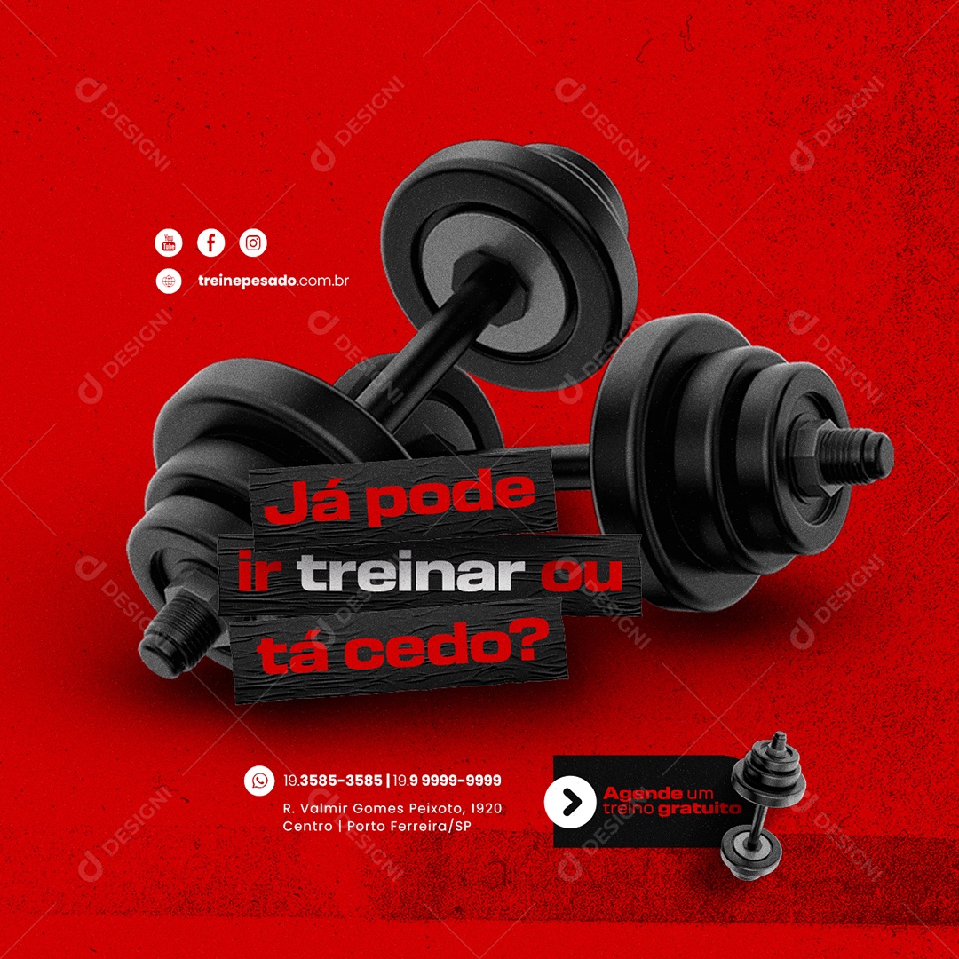 Social Media Academia Já Pode PSD Editável