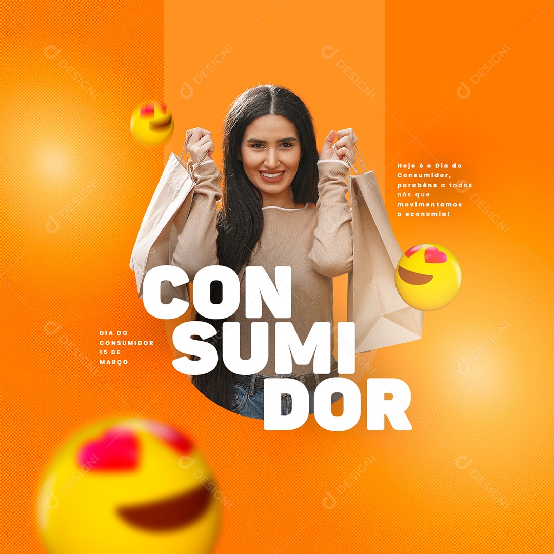 Social Media Dia Do Consumidor 15 De Março PSD Editável