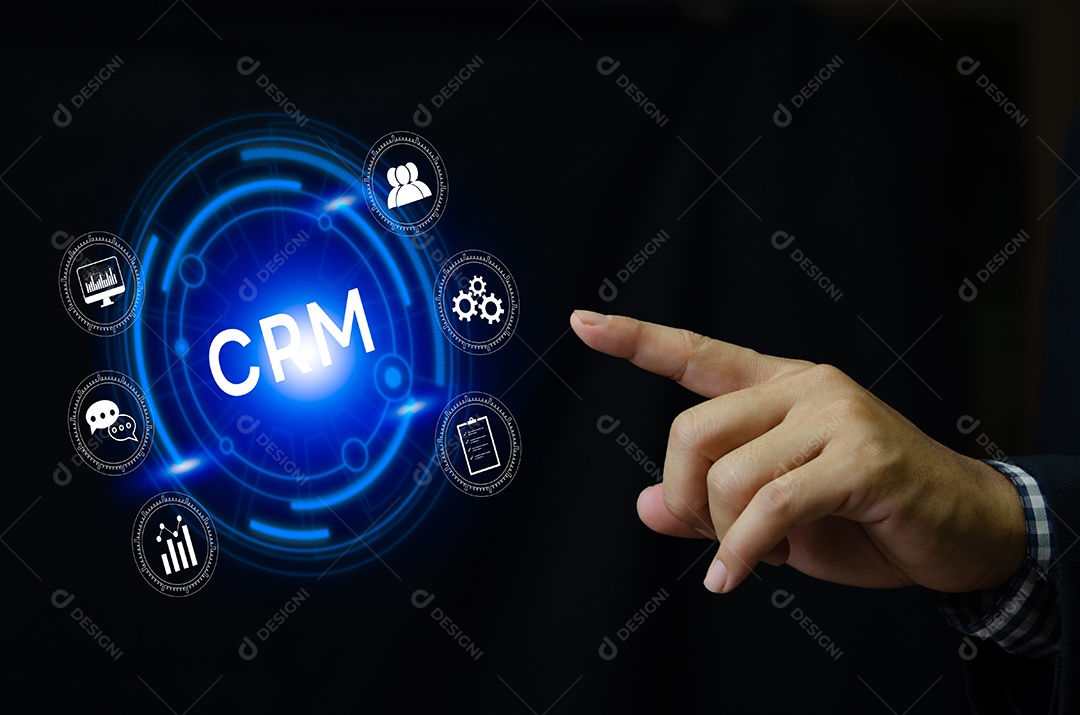 CRM Customer Relationship Management Negócios marketing Internet Tecnologia virtual.