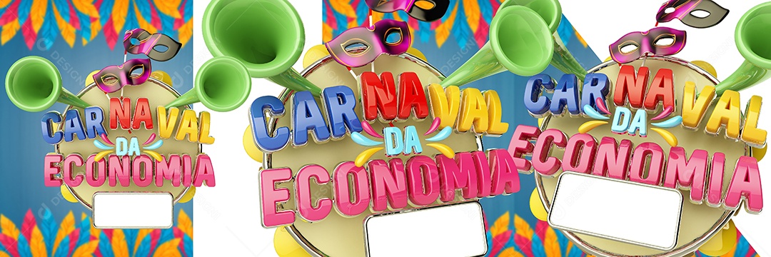 Selo Carnaval da Economia Para Composição PSD