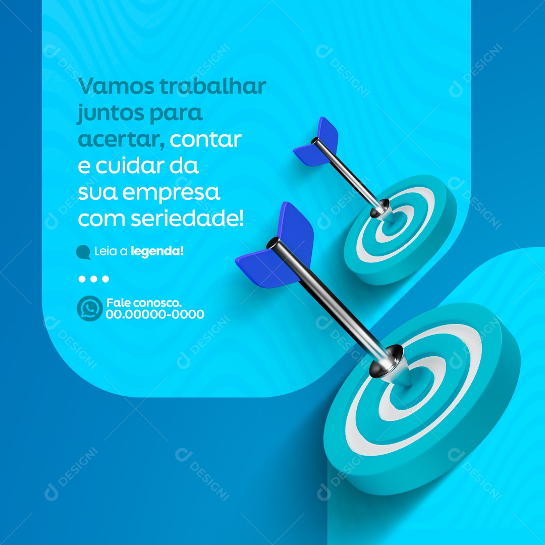 Contabilidade Social Media PSD Editável