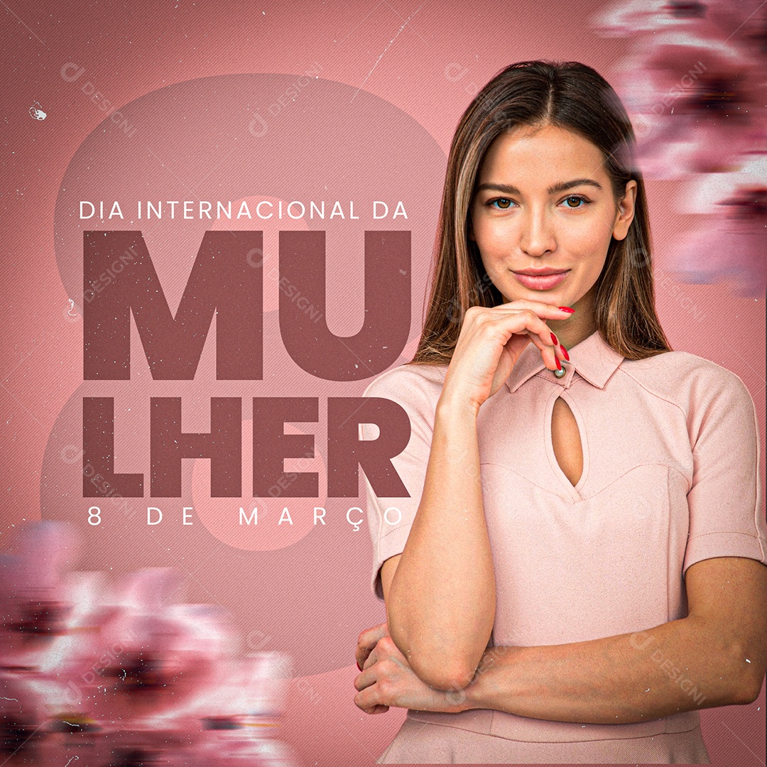 International Women's Day March 8th Social Media PSD Editable