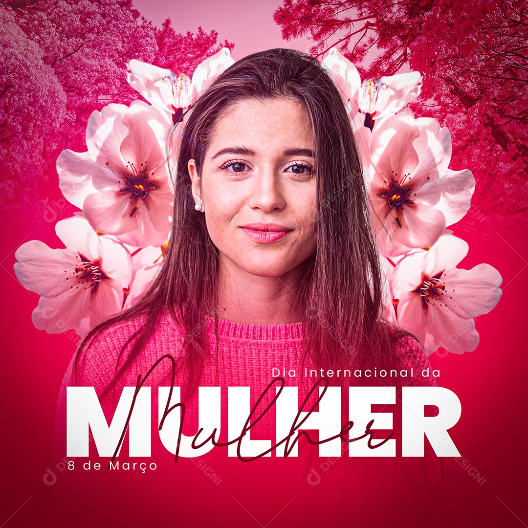 International Women's Day March 8th Social Media PSD Editable