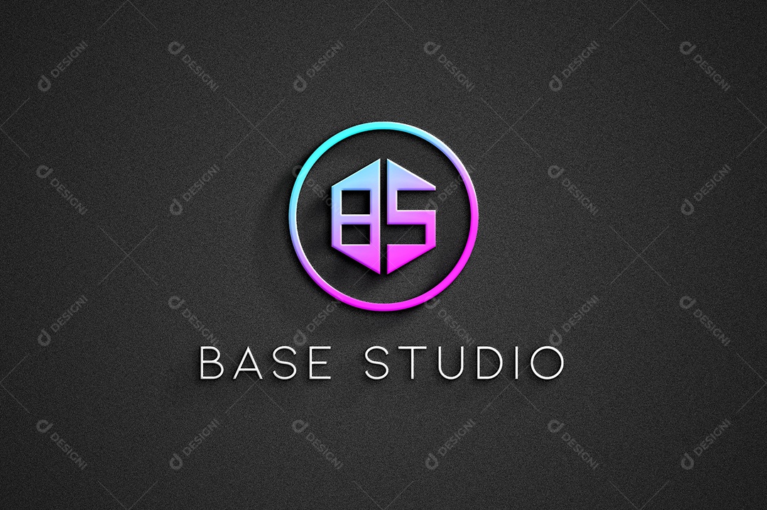 Logo Empresarial Base Studio EPS + AI Editável