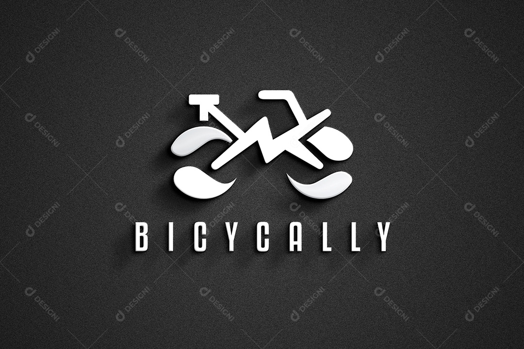 Logo Empresarial Bicycally EPS + AI Editável