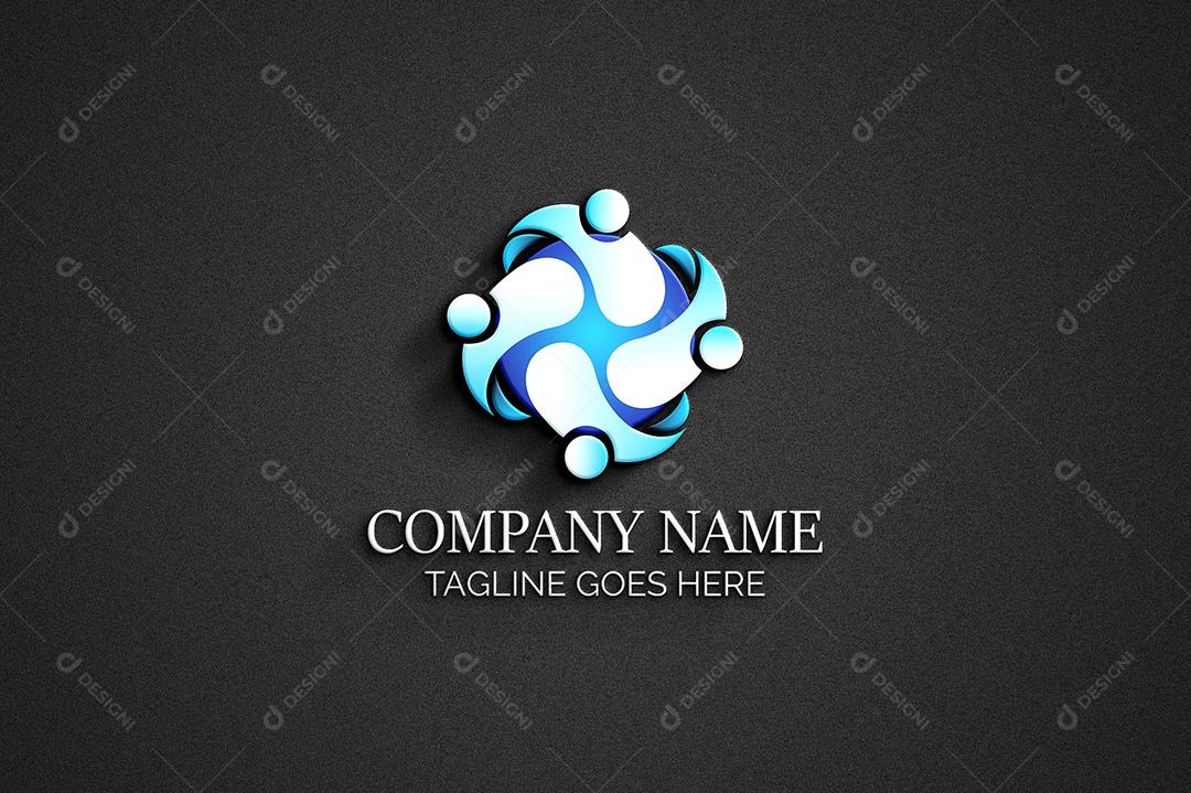 Logo Empresarial Company EPS + AI Editável