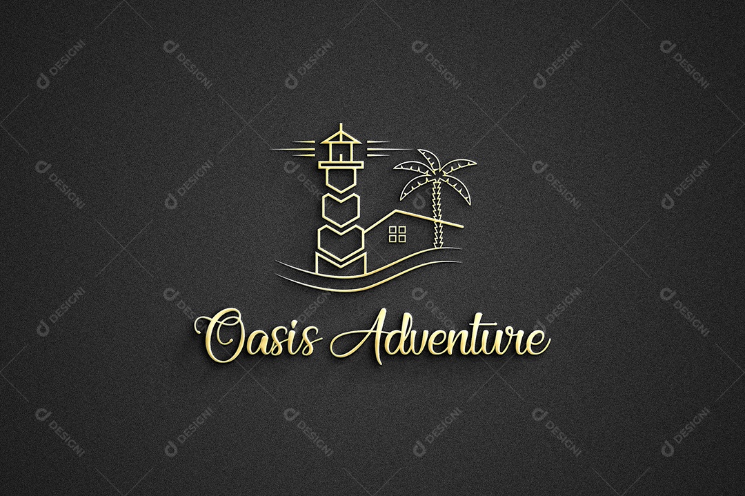 Logo Oasis Adventure EPS + AI Editável