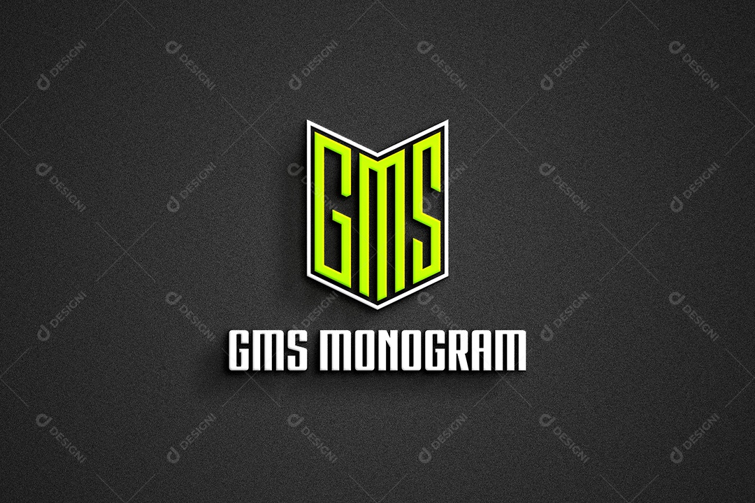 Logo Marca GMS EPS + AI Editável