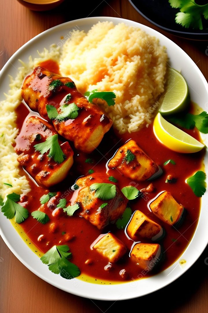 Asas de frango com molho de churrasco