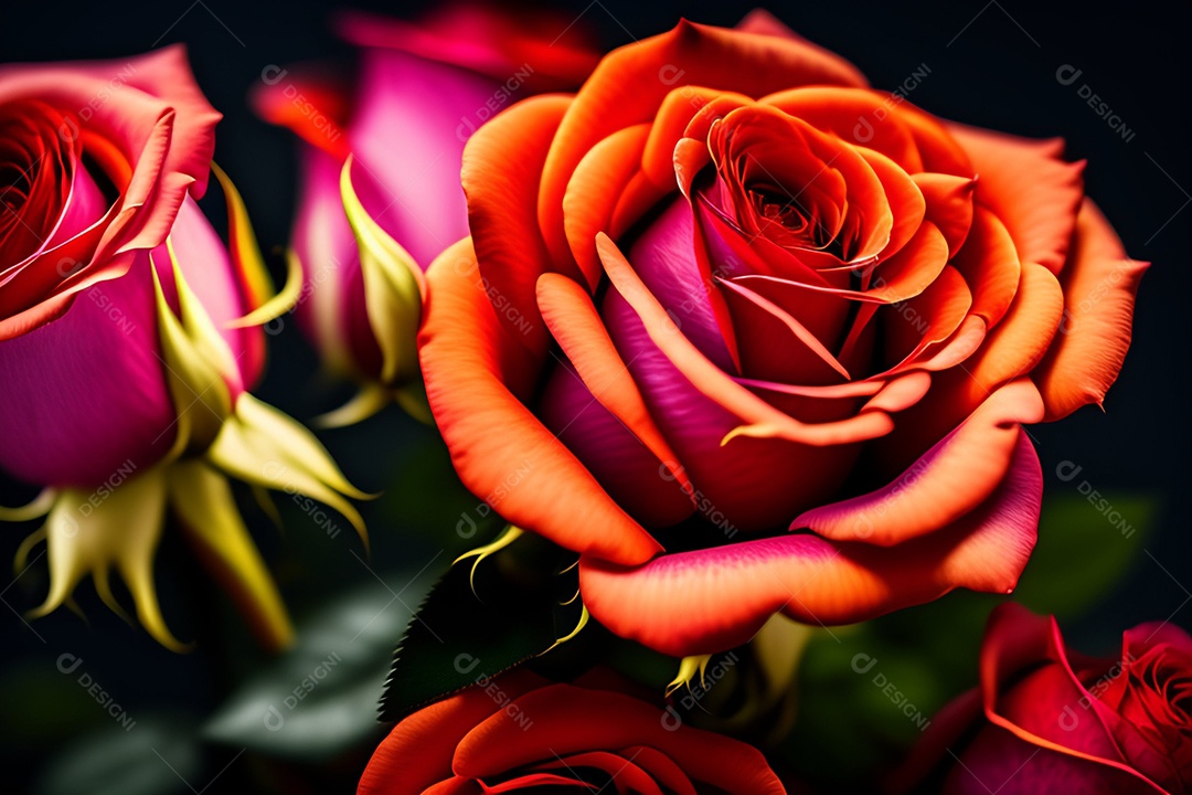 Lindo buquê de flores