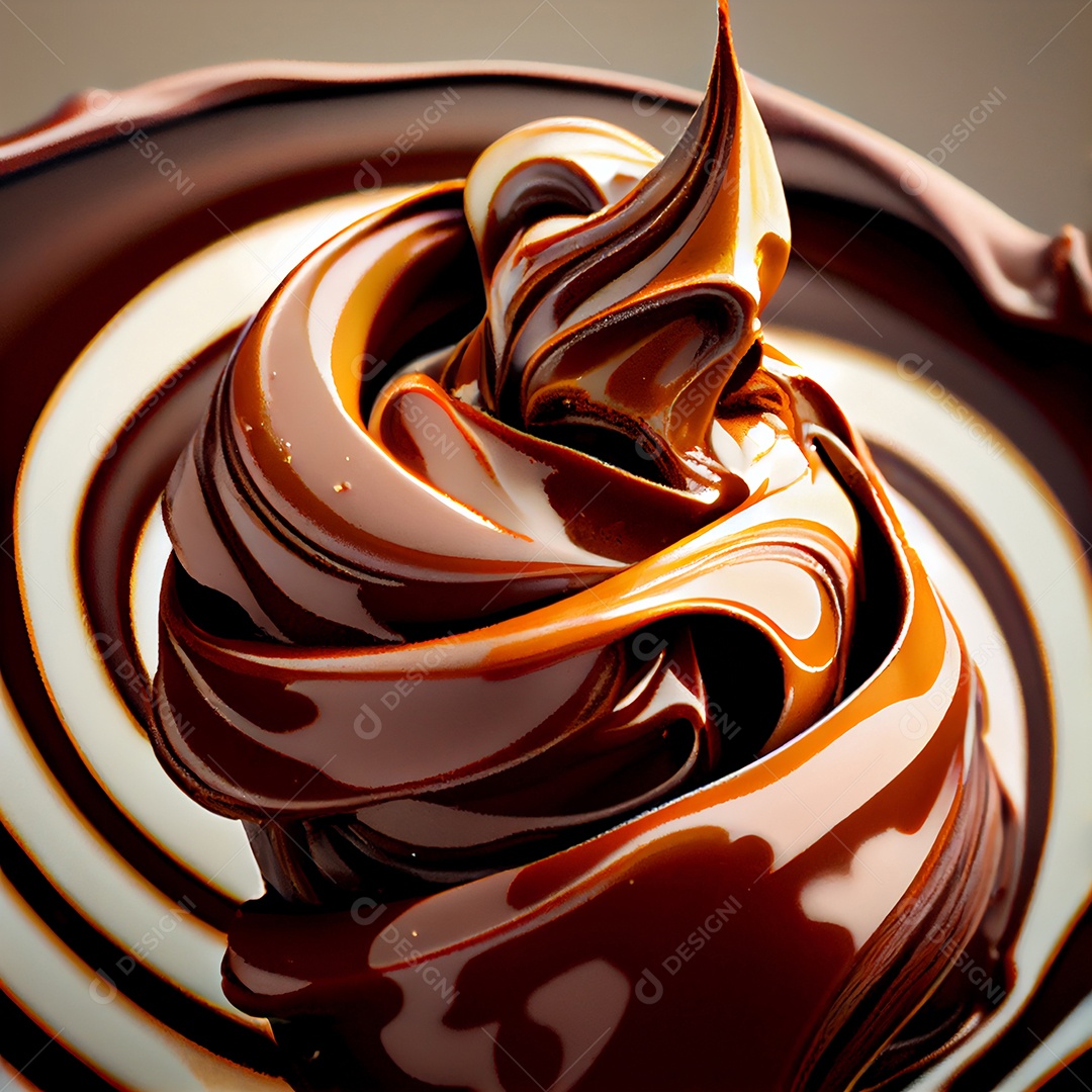 Saboroso sorvete sobre fundo isolado