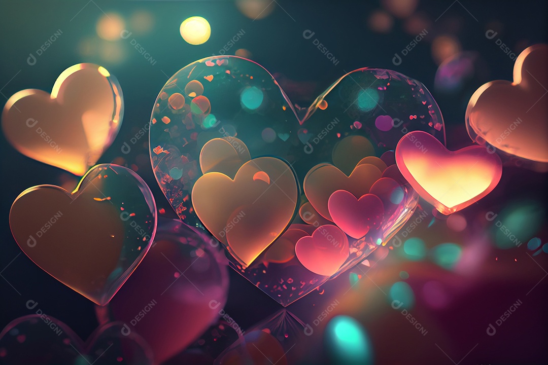 Coração vermelho sobre fundo isolado