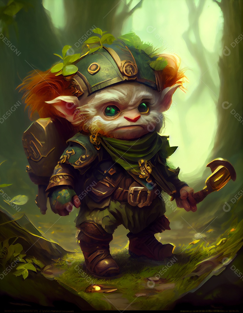 Ilustração duende, Dia de São Patrício