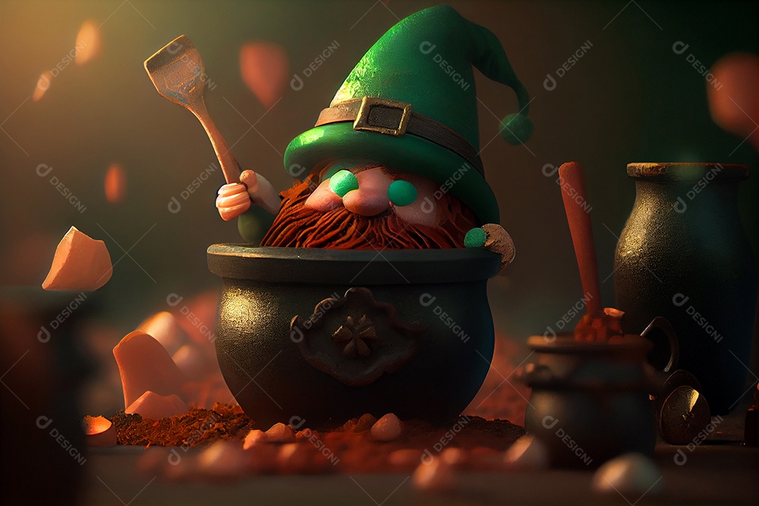 Ilustração dia de São Patrício