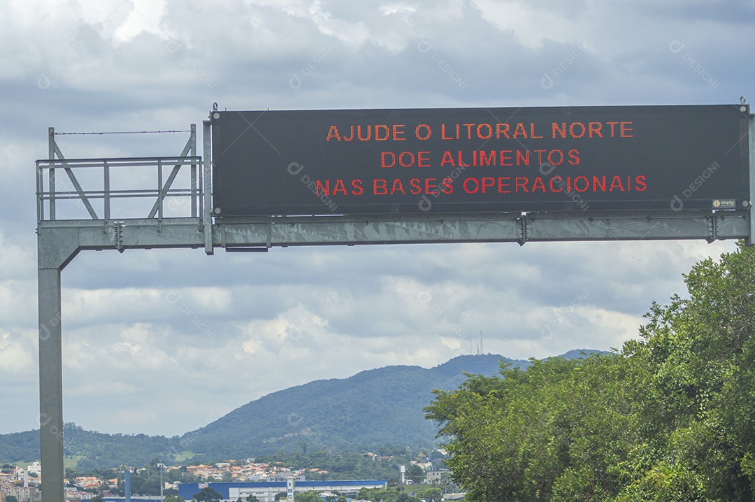 Litoral norte,doe alimentos nas bases operacionais.