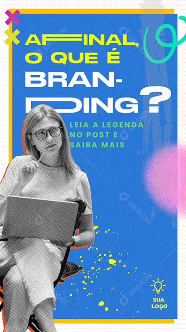 Story Afinal O Que é Branding Social Media PSD Editável