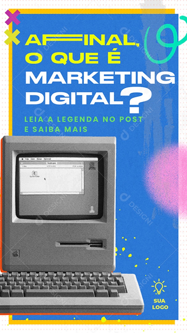 Story Afinal O Que é Marketing Digital Social Media PSD Editável