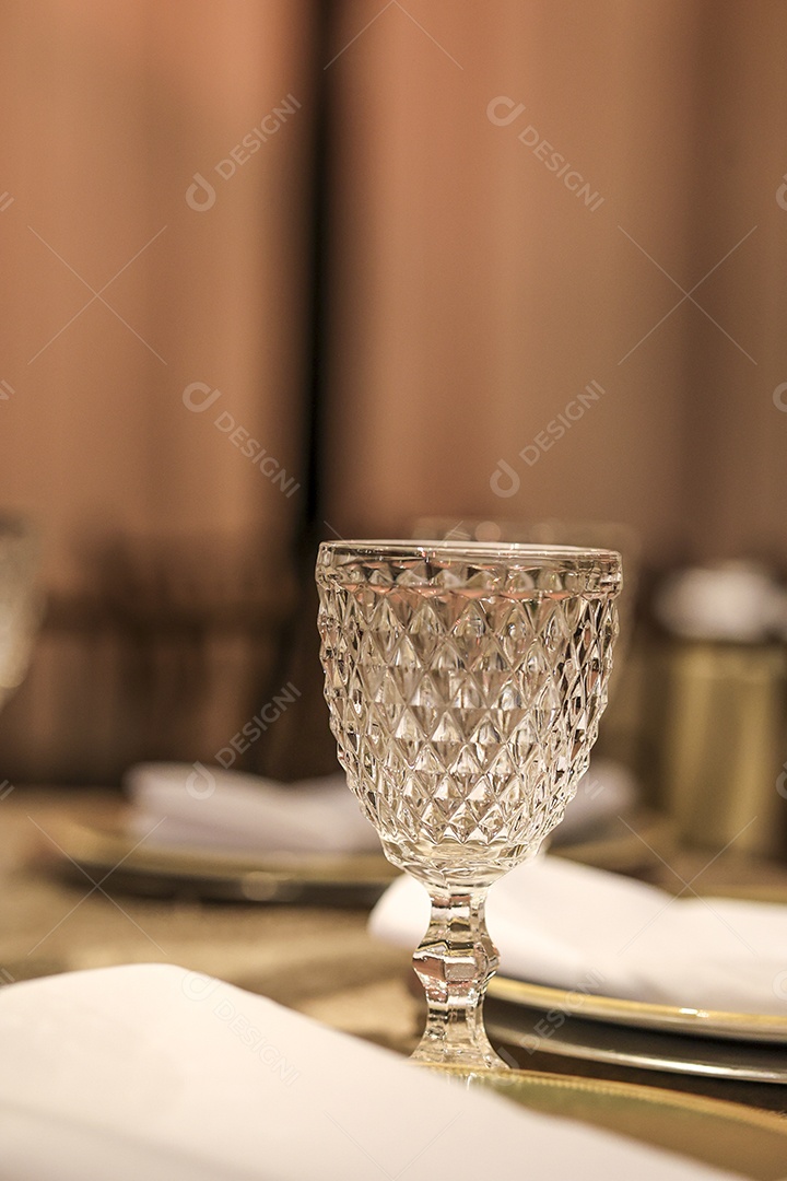 Taça de Garrafa de bebida alcoólica