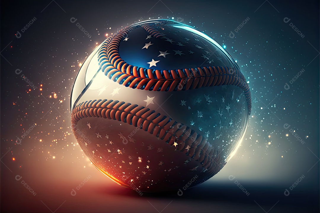 ilustração sobre beisebol