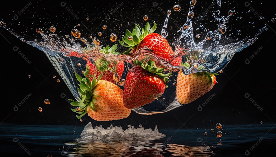 ilustração de frutas tropicais