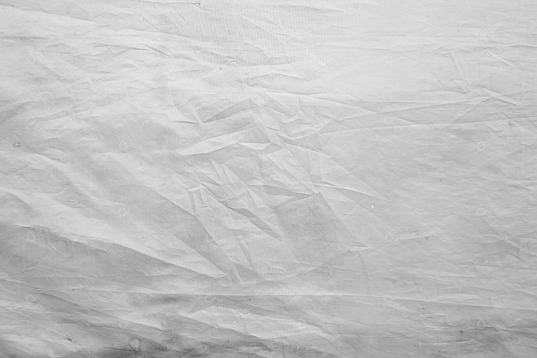 Textura gradiente de linho branco estilo de curva turva de tecido de luxo abstrato, roupa de cama enrugada e sombras cinza escuras, plano de fundo