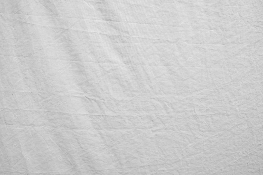 Textura gradiente de linho branco estilo de curva turva de tecido de luxo abstrato, roupa de cama enrugada e sombras cinza escuras, plano de fundo