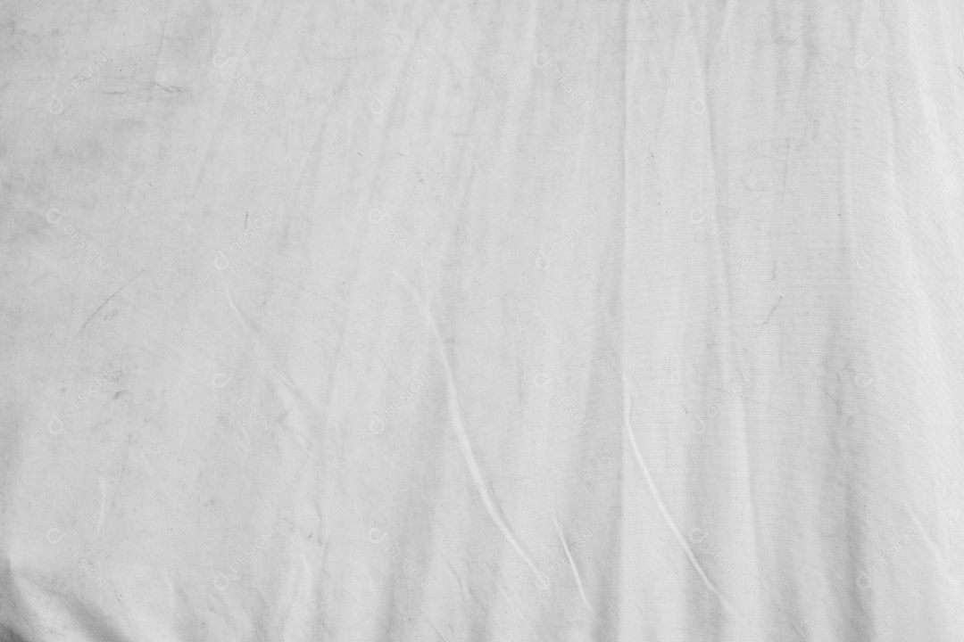 Textura gradiente de linho branco estilo de curva turva de tecido de luxo abstrato, roupa de cama enrugada e sombras cinza escuras, plano de fundo