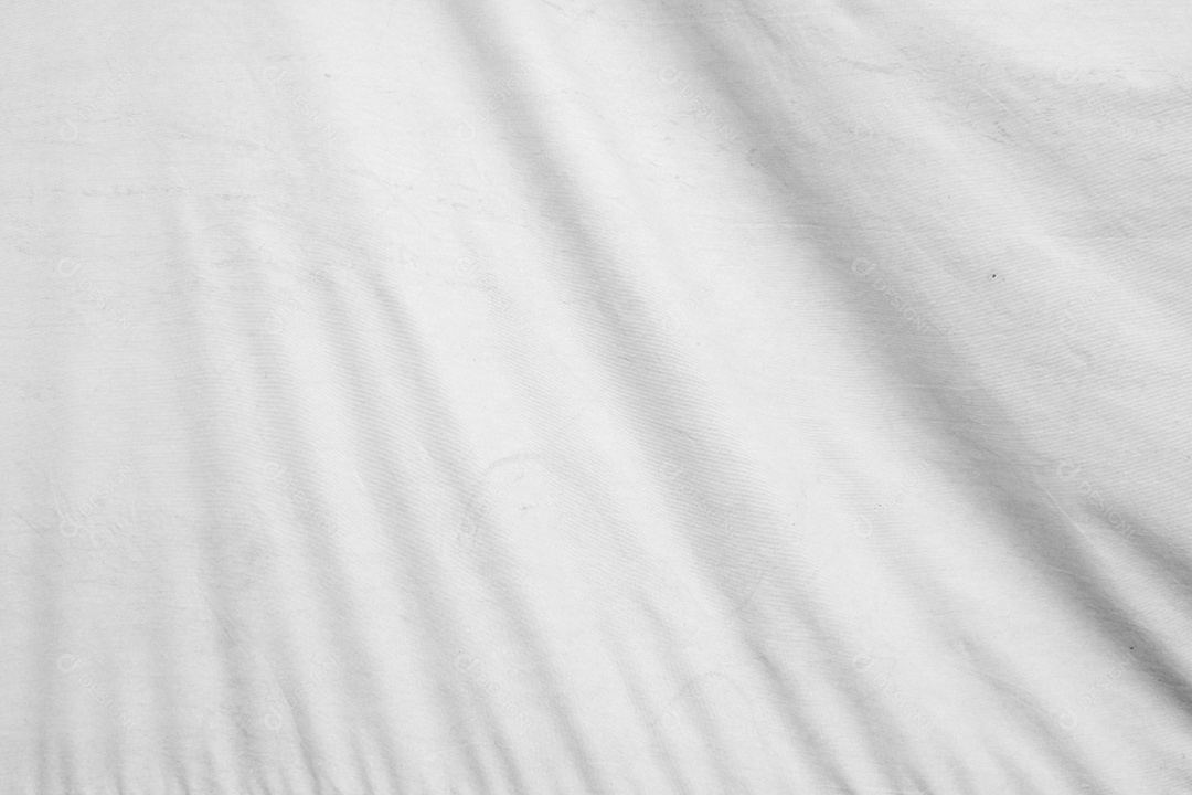 Textura gradiente de linho branco estilo de curva turva de tecido de luxo abstrato, roupa de cama enrugada e sombras cinza escuras, plano de fundo