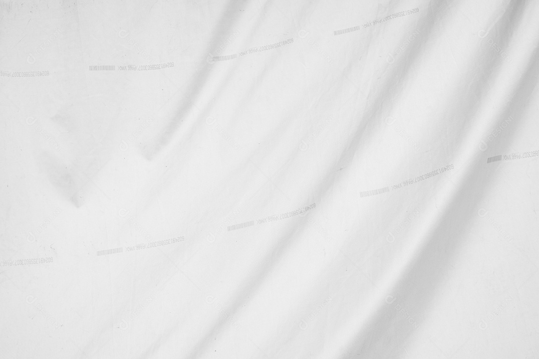 Textura gradiente de linho branco estilo de curva turva de tecido de luxo abstrato, roupa de cama enrugada e sombras cinza escuras, plano de fundo