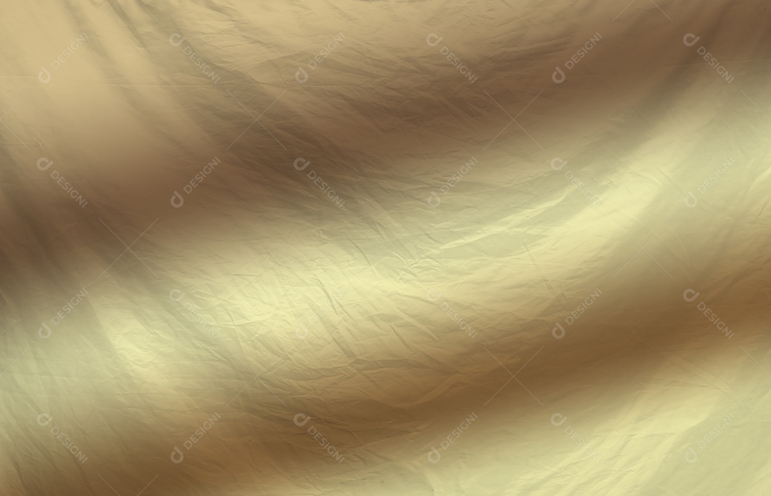 Linho de cama amarelo ouro textura gradiente estilo de curva turva de tecido de luxo abstrato, roupa de cama enrugada e sombras douradas, plano de fundo