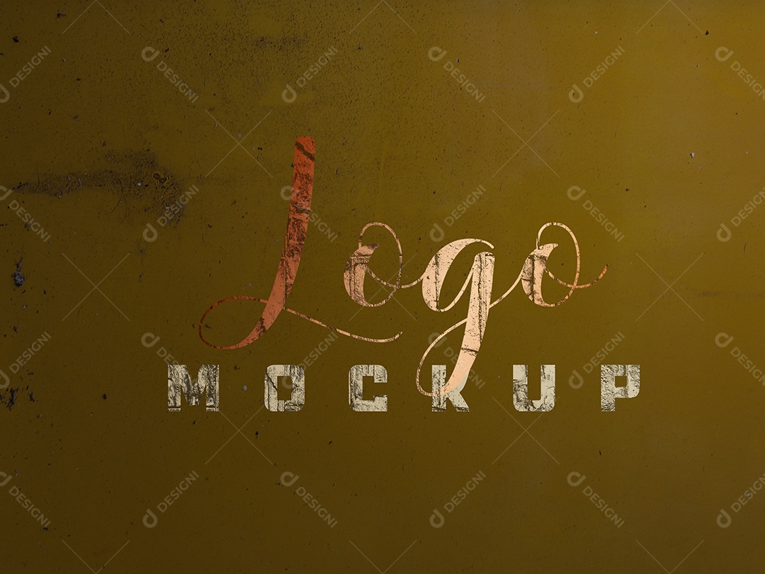 Mockup Logotipo de Empresa PSD Editável