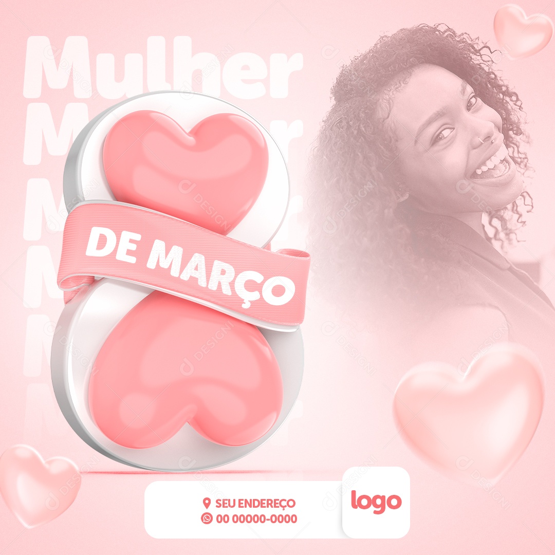 International Women's Day March 08 Social Media PSD Editable